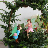 2PC Decoración De Jardín Única Para Día De San Valentín - Fae De Flor Símbolo De Amor Dulce - Adorno Exclusivo Para Exterior - details 11