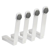 Portador De Sábanas De Cama Individual Clip Antideslizante Para Ropa Y Accesorios De Hogar Material Plástico Fijo a Ángulo - details 3