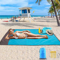 Manta De Picnic Impermeable Y Ligera De 200x210cm Para Camping Y Senderismo Tapete De Playa Sin Arena Para Exterior - details 6