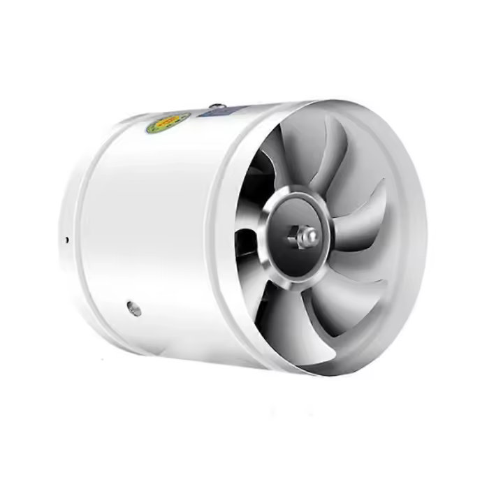 Mudo, ventilador de ventilación de baño,Ventilador Extractor de humos,Varios tamaños de Potencia disponibles - 1