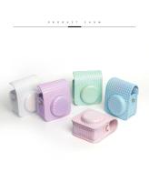 Set De Bolsos Tejidos Coloridos Para Instax Mini 12 Funda Portátil De PU Con Correa De Hombro Kit De Álbum Accesorios Para Cámara Instantánea - details 2
