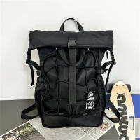 Mochila Multifuncional Deportiva Al Aire Libre Para Hombres Y Mujeres Techwear Hip Hop Bolsa De Viaje Impermeable Con Cierre De Punto De Ataque - details 0