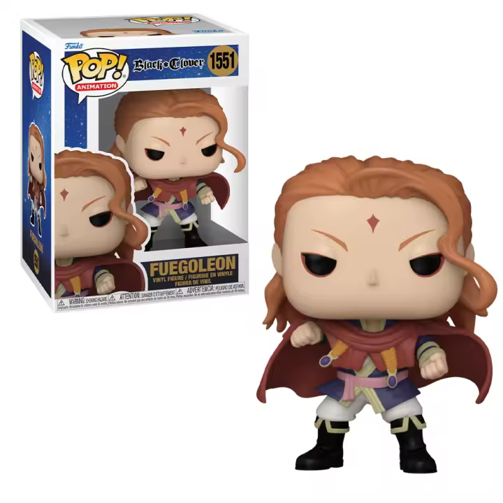 FUNKO POP! BLACK CLOVER – FUEGOLEON, LICENCIA OFICIAL - 72116, Nº1551 - 1
