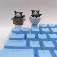 Keycaps De Gato Lindo Personalizable Para Teclado PBT Axis Cherry MX Accesorios De Anime Rosa Kawaii Para Computadora - details 5