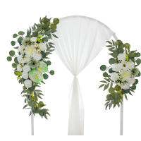 Arco De Flores Artificiales Para Boda Decoración De Puerta Bohemia Grande Colgante Para Ceremonia De Boda Navidad Decoración Floral Para Hogar - details 1