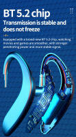 Auriculares Bluetooth Inalámbricos Mono Oreja Con Vida De Batería Ultra Larga Para Negocios Y Móvil Control De Volumen Botón De Vocalismo Dinámico Material PVC ABS Plástico - details 6
