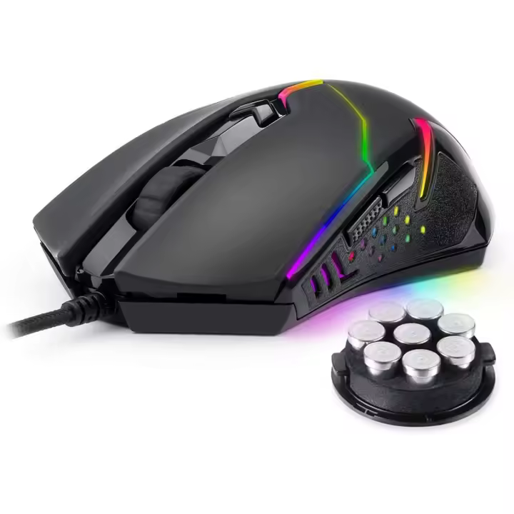 Redragon M601 RGB Ratón Gaming Retroiluminado 7200 Dpi Ergonómico - 1