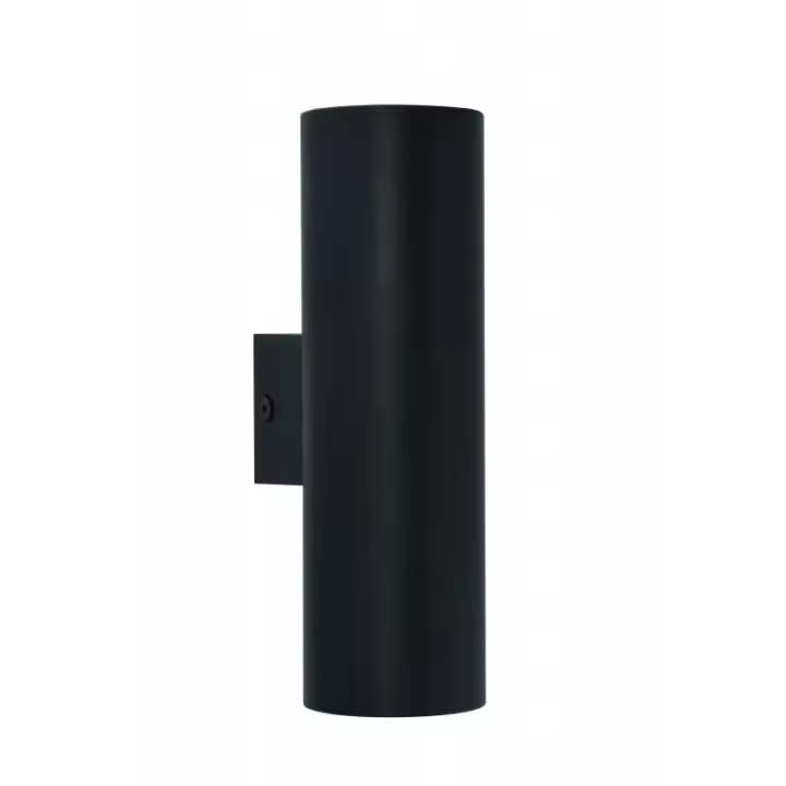 ALPINALUZ Aplique de Pared Aluminio Moderno Cilindro con Dos Casquillos GU10 Luz Arriba y Abajo para Pasillo Salón - 1