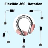 Lámpara para Tortuga, Lámpara de Reptiles y Anfibios con Bombilla de Luz Solar UVA UVB de 50 W y Abrazadera Giratoria de 360 °Adecuada, Halógena, Luz Amarilla - details 2