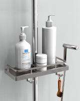 Estante de Ducha sin perforación, soporte de Ducha Colgante, soporte para accesorios de Ducha con dos - details 1