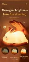 Luz Nocturna LED Cute De Algodón Suave Con Forma De Oso Panda Cordero Y Conejo Recargable Por USB Para Decoración De Dormitorio Regalo De Cumpleaños Para Niños - details 15