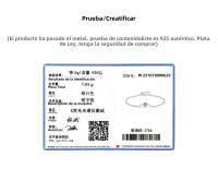 Pulsera De Plata Esterlina 925 Con Moissanita VVS1 0.25CT Pulsera De Cadena Lab Diamond Elegante Para Mujer Joyería Fina - details 15