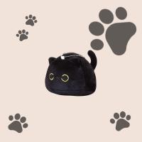 Gatito De Peluche Negro 15cm/25cm Juguete Suave De Animal De Peluche Cojín Llavero Colgante Para Mochila Decoración Para El Hogar Regalo De Cumpleaños Para Niños - details 5