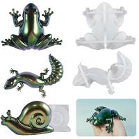 Molde De Silicona Para Animal Pequeño Rana Lagarto Caracol Gecko Molde De Resina DIY Para Manualidades Y Artesanía - details 6
