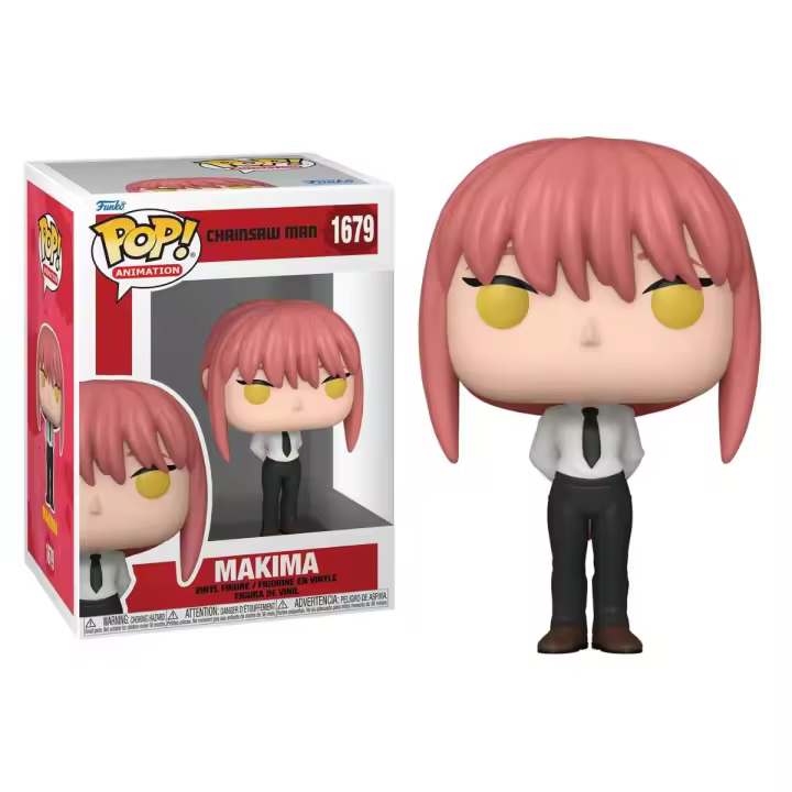 FUNKO POP! CHAINSAW MAN - MAKIMA, 80321, Nº1679, PRODUCTO CON LICENCIA OFICIAL - 1