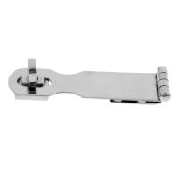 Cerradura De Acero Inoxidable Con Ojo Giratorio Hasp Para Puertas De Armarios Y Baberos De Barco Tamaño 92mm/3.6 Pulgadas Color Plateado - details 5