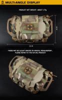 Bolsa Táctica De Rescate Médico MOLLE Kit De Primeros Auxilios Para Sobrevivencia Camping Senderismo Equipaje Fijo Para Chaqueta Y Cinturón - details 1