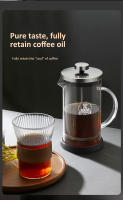 Tetera De Café Fransés En Acero Inoxidable Con Vidrio Y Filtro Multifuncional Para El Hogar Accesorios De Café Con Palanca Manual - details 10