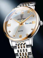 Reloj De Lujo Para Hombre POEDAGAR Deportivo Impermeable Con Luminiscencia Fecha Día De La Semana Acero Inoxidable Reloj De Cuarzo Con Estuche - details 1