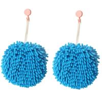 2PC Pelota De Toalla Para Secar Manos Con 2 Gancho Super Absorbente Microfibra Suave Para Baño Y Cocina Suministros De Salud - details 12
