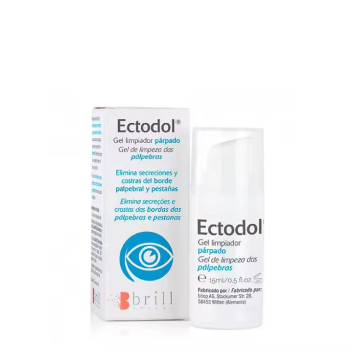 Ectodol gel limpiador párpados 15ml - 1
