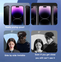 Protector De Pantalla De Vidrio Templado SKIG Para iPhone 15 14 13 12 pro Max plus Anti-Spy Auto-Borrado De Polvo Para Pantalla 15Pro - details 4