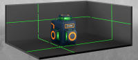 CIGMAN CM-701SE Nivel láser de 12 líneas 3x360°, Autonivelante, Línea Cruzada Verde 3D, con Control Remoto y Soporte Magnético en Forma de "L", Distancia de Trabajo de hasta 50m, Resistente al Agua y al Polvo IP54 - details 1