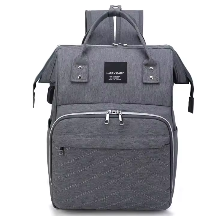 Bolsa Materna Para Bebé Con USB Y Portátil Gran Capacidad Impermeable Ligera Organizador Para Carrito De Compras Diáspers Bolsa De Mano Para Madres - 1