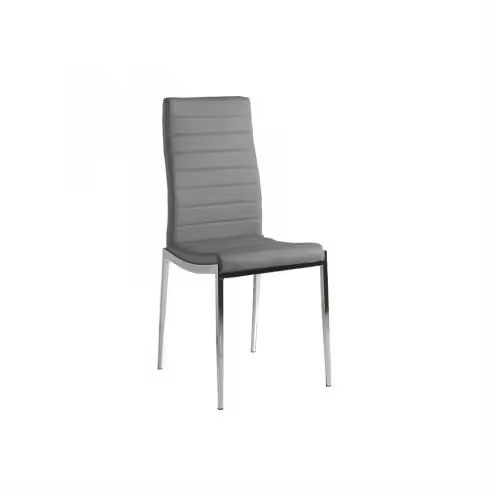 Momma Home - Set de 2 Sillas de Comedor Gris - Diseño Moderno - Alta Calidad - Cómodas y Resistentes - 1