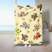 Manta De Flannel Con Estampado De Corazón Super Suave Y Cómoda Para Todas Las Estaciones Manta De Viaje Para Cama Sofa Camping - details 24