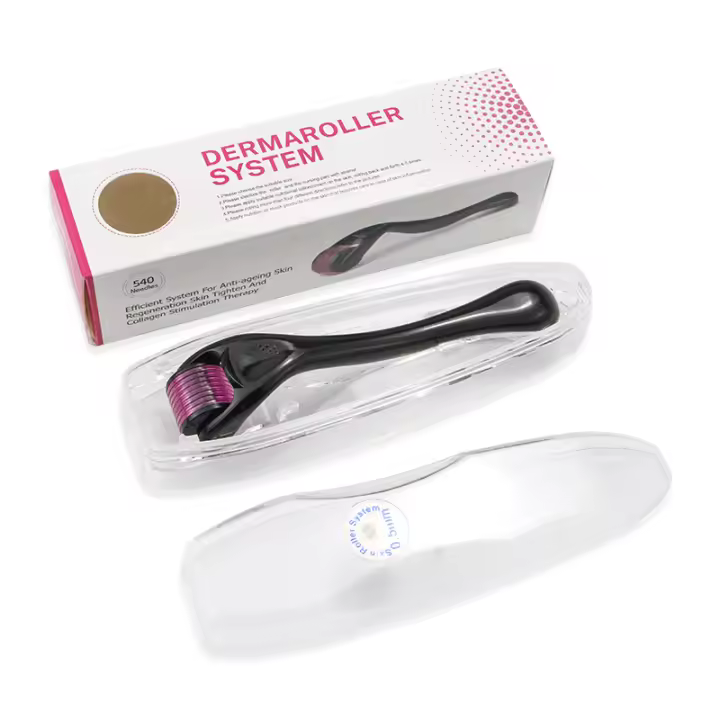 Rodillo De Dermaroller Médico De Grado 540 Para Cuidado De La Piel Microneedling Rejuvenecimiento Y Crecimiento Del Cabello - 1