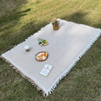 1pc Alfombra Portátil Para Camping Y Picnic Impermeable De 90-150cm Material PE Algodón Ideal Para Exterior Playa Y Camping - details 7