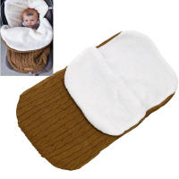 Bolsa de Dormir para Bebé Recién Nacido de Invierno Manta de Carrito de Cashmere Calentita - details 11