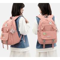 School Bag for Girls, Waterproof Backpack with Laptop Compartment & Anti-Theft Casual Daypack Negro - details 3