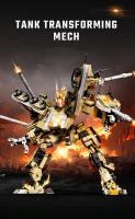 SEMBO 1094pcs Modelo De Robot Transformable De Tanque Juguetes Para Niños Bloques De Construcción MOC Vehículo Militar Mecha Bricks Regalos Para Niños - details 0