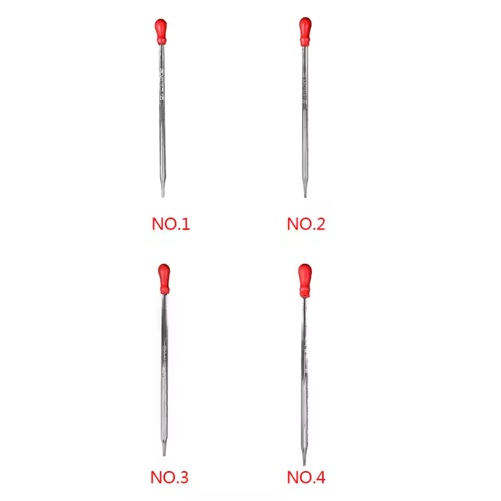 1pc Pipeta De Vidrio Graduado Con Bola De Goma Para Experimentos En Laboratorio Y Escuela Dispensador De Gotas De 0.5ml/1ml/2ml/3ml - 1