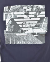 Emporio Armani Camiseta Algodón Hombre Azul 3Z1T751JPZZ 922 - details 4