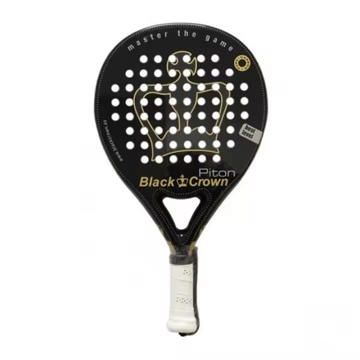 Black Crown Piton Pala Padel. Color Negro. El modelo más clasico y buque insignia de Blackcrown para todos los niveles formato unisex - 1