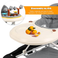 Andador plegable para bebé con música y mesa de juegos, altura regulable. - details 3
