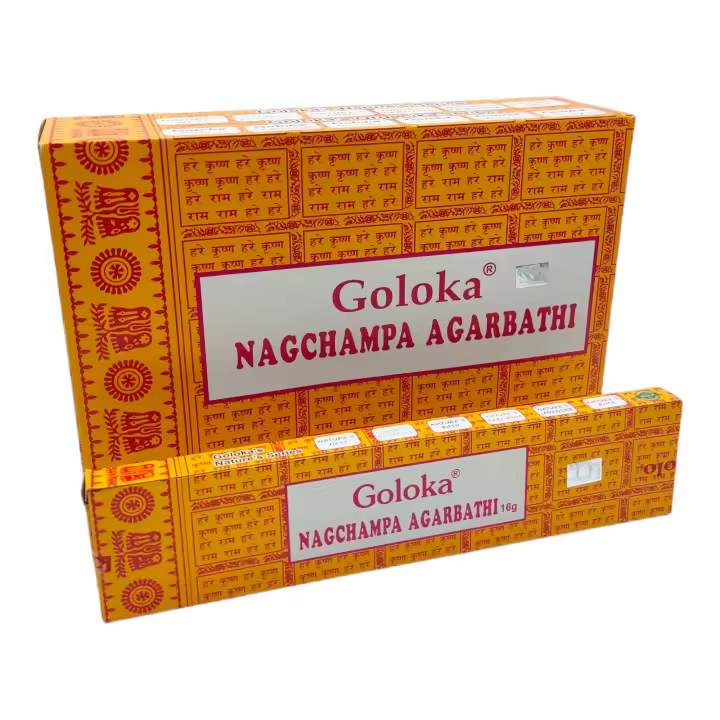 Goloka Incienso Nag Champa Varillas Única Mezcla Hierbas Raras Flores Miel Resina Aceites - 1