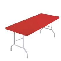 Mantel Rectangular Lavable Para Fiestas Al Aire Libre Y Camping Tamaño 4ft/6ft Elástico Y Ajustable Fabricado En Poliéster/Celulosa - details 14