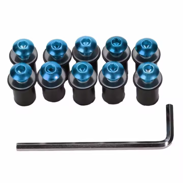 Kit De Tornillos M5 Para Escudo De Motocicleta Triumph Montaje De Cowl Fairing 10 Piezas Herramientas De Repuesto Para Vehículos - 1