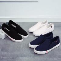 Zapatillas De Lona Clásicas Para Hombre Zapatos Casuales Slip on Loafers Antideslizantes Para Caminar Y Skateboarding Zapatillas Vulcanizadas Planas - details 1