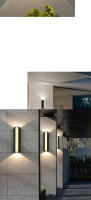Lámpara De Pared LED 10W AC85-265V Iluminación Exterior Para Jardín Patio Corredor Decoración De Exterior Fuente De Luz LED ABS - details 6