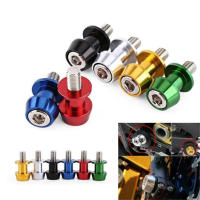 Soporte De Moto De Aluminio 8mm Para Swingarm Accesorio Universal De Motocicleta Con Bisagras Y Correas Colores Variados Pack De 2 - details 2