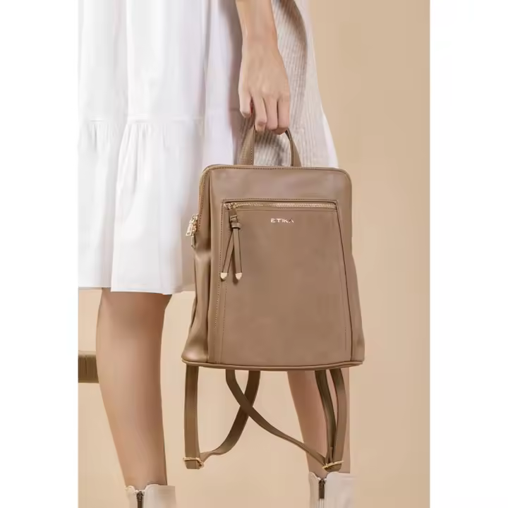MOCHILA ETIKA INGRID B30106 CAMEL - 1