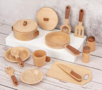 Juguetes De Madera Naturales Frutas Y Verduras Simulación De Cocina Juego De Casa De Juguetes Educativos Para Niños Regalo De Cumpleaños - details 0