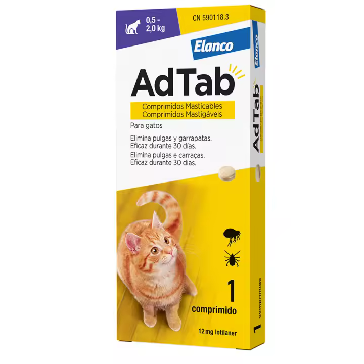 ADTAB 12mg Gato (0,5-2 kg) (1 comprimido) - 1
