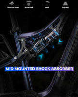 Shengmilo El nuevo MX03 bicicleta eléctrica 500W Bafang motor, 48V17.5AH840WH Batería de Litio * 2 E-Bbikes combo - details 12