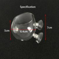 Decora Tu Acuario Con Este Mini Recipiente De Cristal Colgante Para Tanque De Peces. Accesorio Ideal Para Plantas Acuáticas. Transparente. Tamaño 7cmx6.4cm. Peso 73g. - details 10